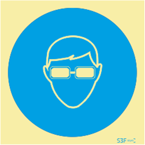 Sinal Obrigat�rio Usar �culos de Prote��o image