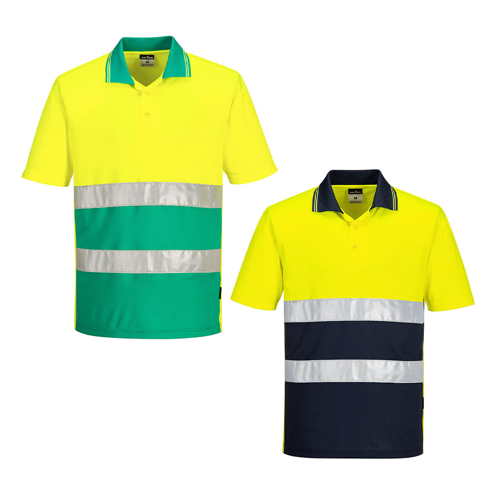 Polo de alta visibilidade de Contraste Leve image