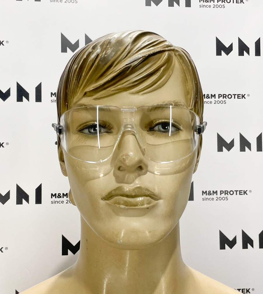 �culo de protec��o em policarbonato lente incolor image