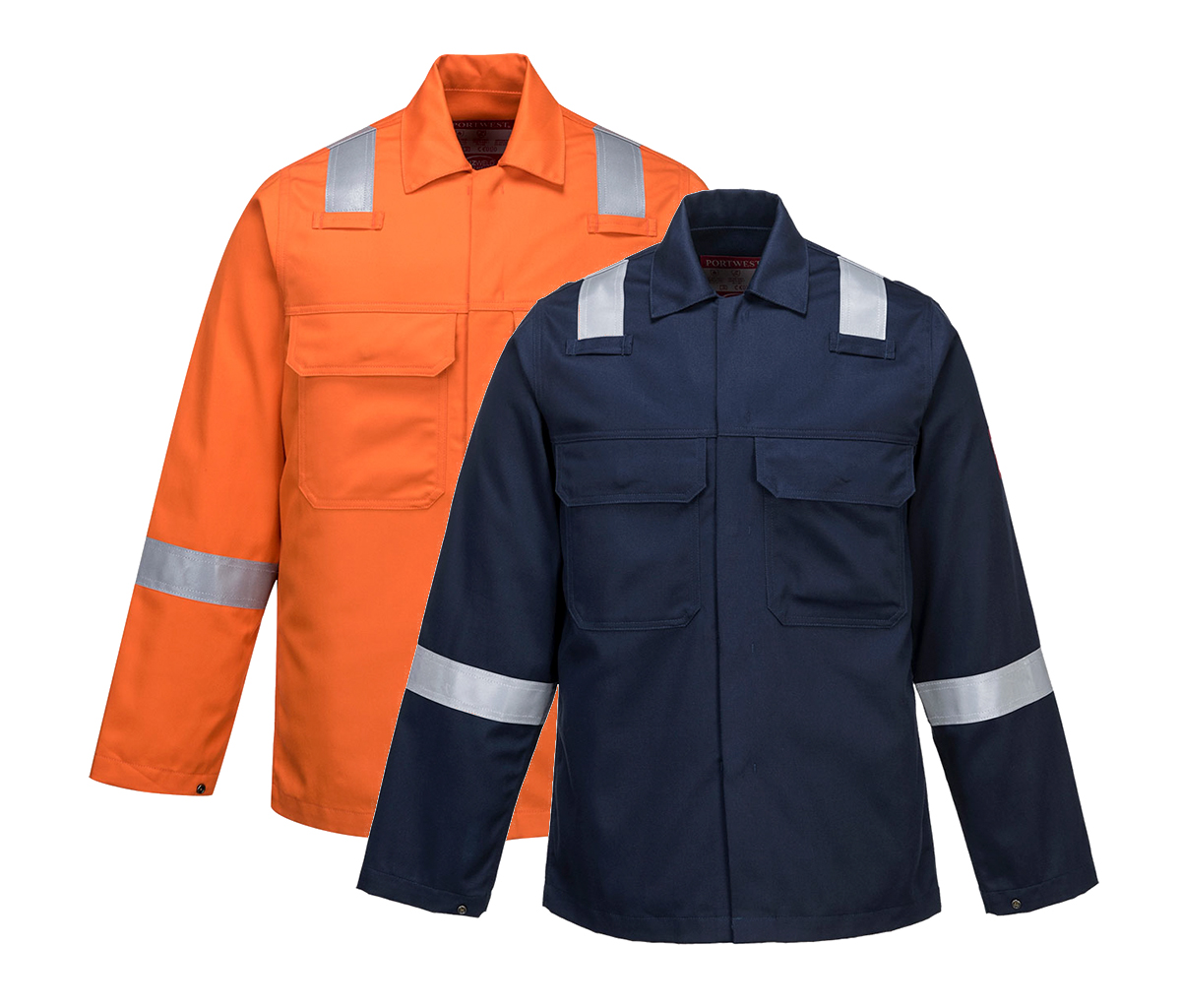 Casaco Ign�fugo BIZWELD Lona 330gr C/Fitas Refletoras image