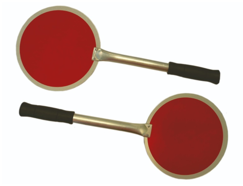 Raquete de Sinaliza��o Duplo STOP image
