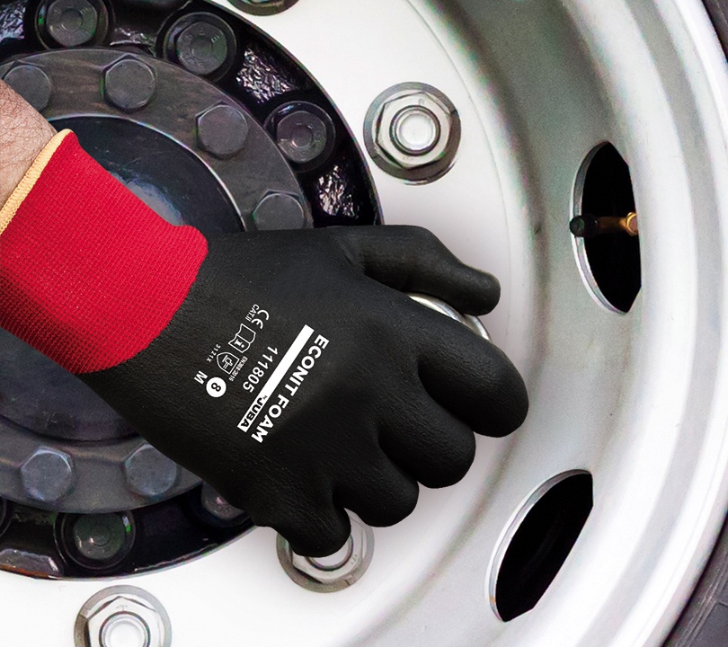 Luva em Nylon fibra Lycra Totalmente Revestida Nitrilo Foam image