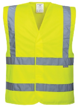 Colete Alta Visibilidade C/ Fitas Refletoras image