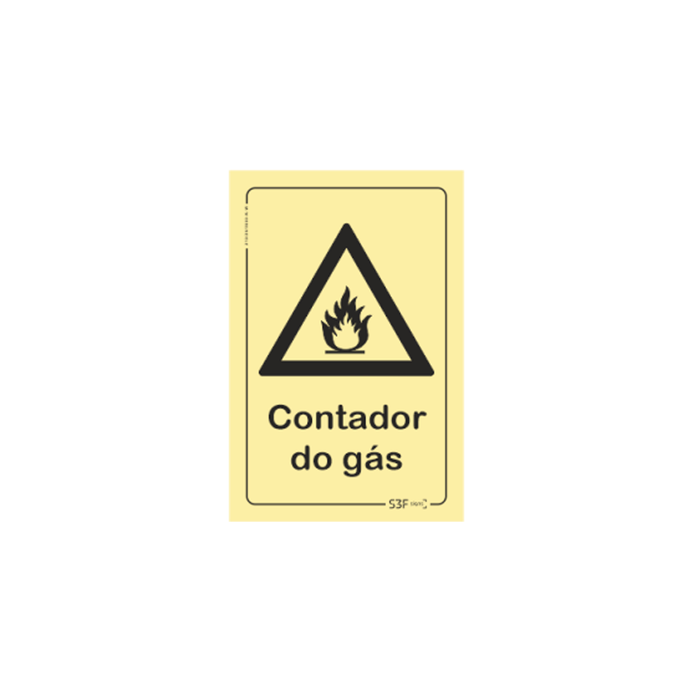 Sinal para condom�nios, contador do g�s image