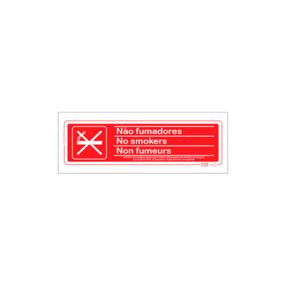 Sinal para condom�nios, n�o fumadores image