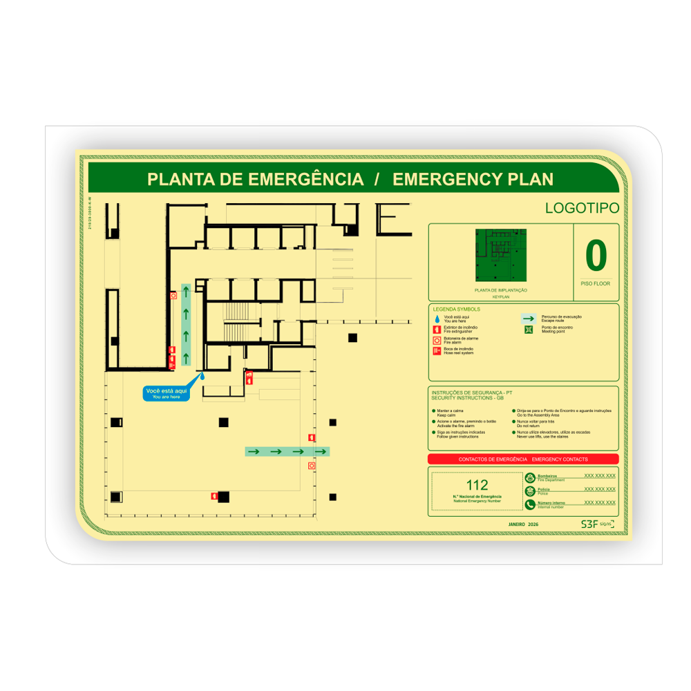 Planta de emerg�ncia ELITE, horizontal image