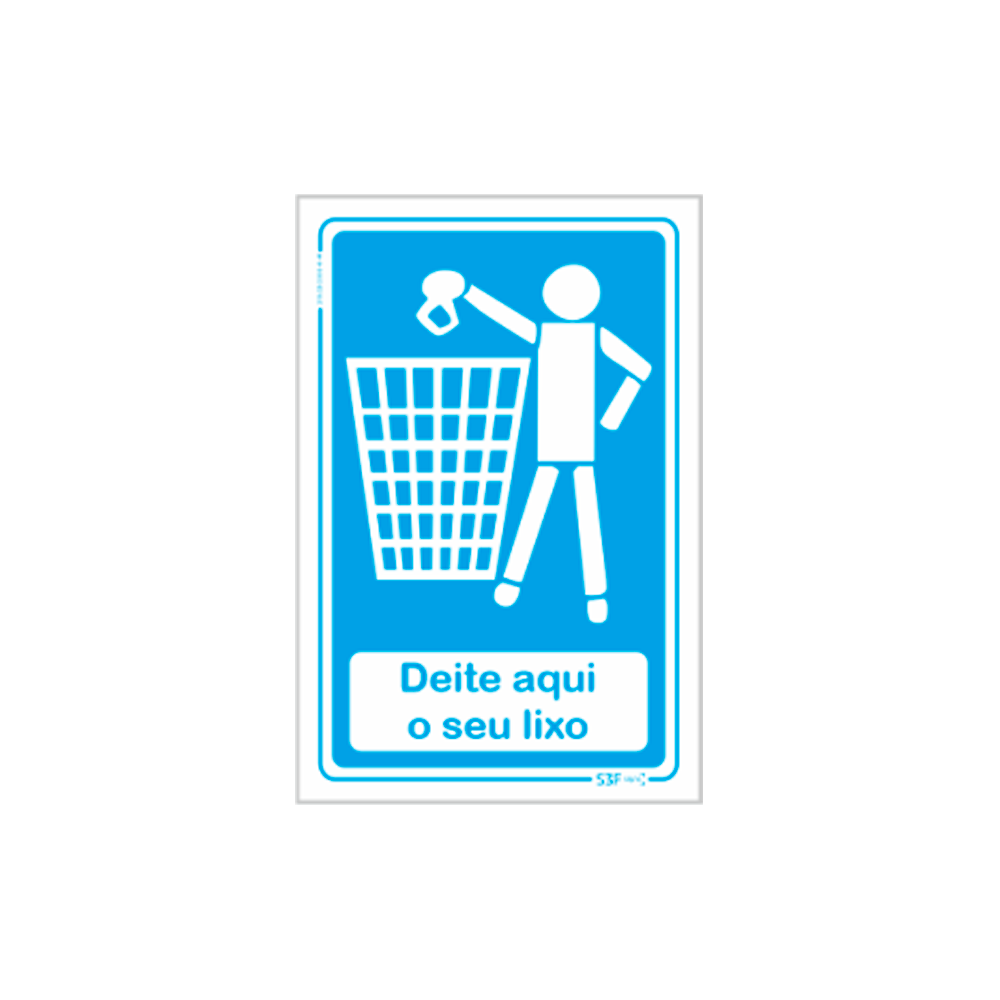 Sinal de separa��o de res�duos, deite aqui o seu lixo image