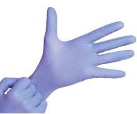 Luvas Borracha de Nitrilo Butadieno descart�veis S/P� image