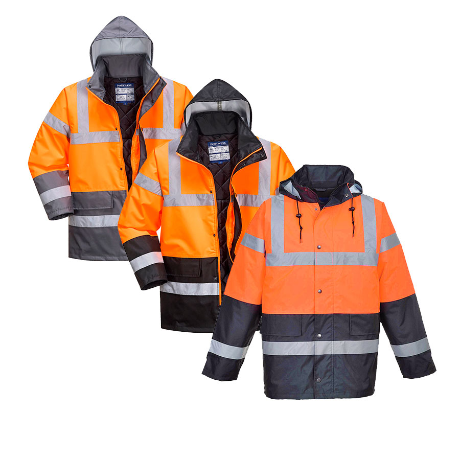 Parka de tr�fego, bicolor, de alta visibilidade image