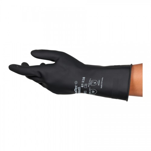 Luva de Borracha L�tex Natural G17K - AlphaTec� 87-118 image