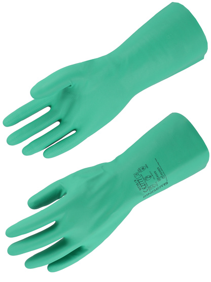 Luva de nitrilo sem suporte. Comprimento 330 mm image