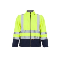 Casaco Softshell Bicolor C/Mangas Destac�veis