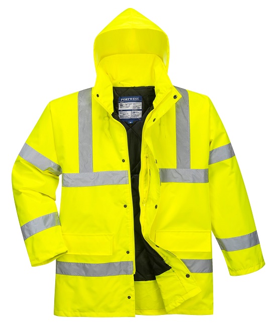 Parka de tr�fego de alta visibilidade image